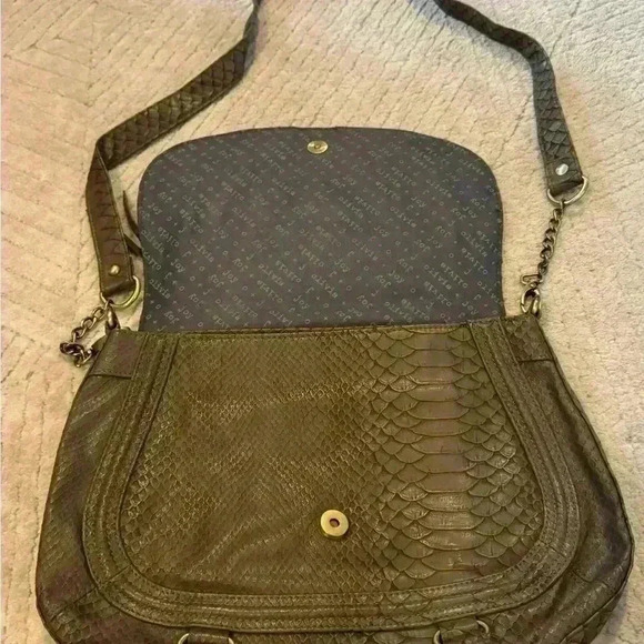 Olivia & joy crocodile pattern shoulder purse - Picture 2 of 10